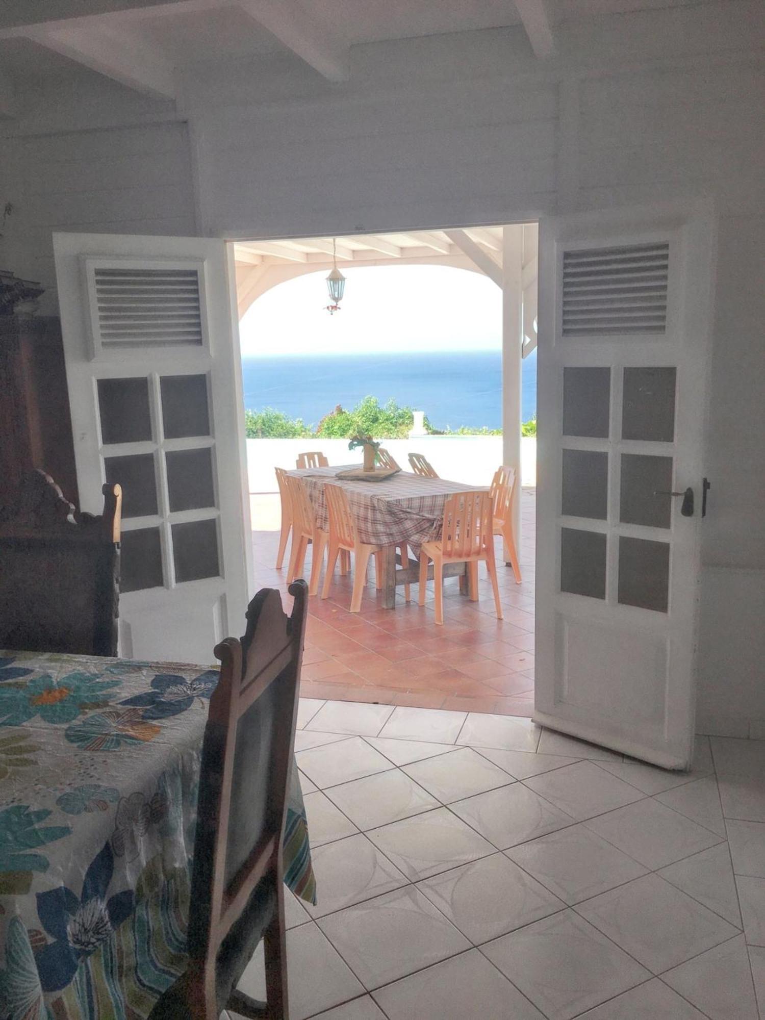 Villa Enchantee Avec Vue Sur Mer Et Piscine Au Carbet Le Carbet Exterior photo